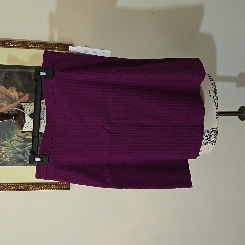 Margaret M fuschia A line skirt